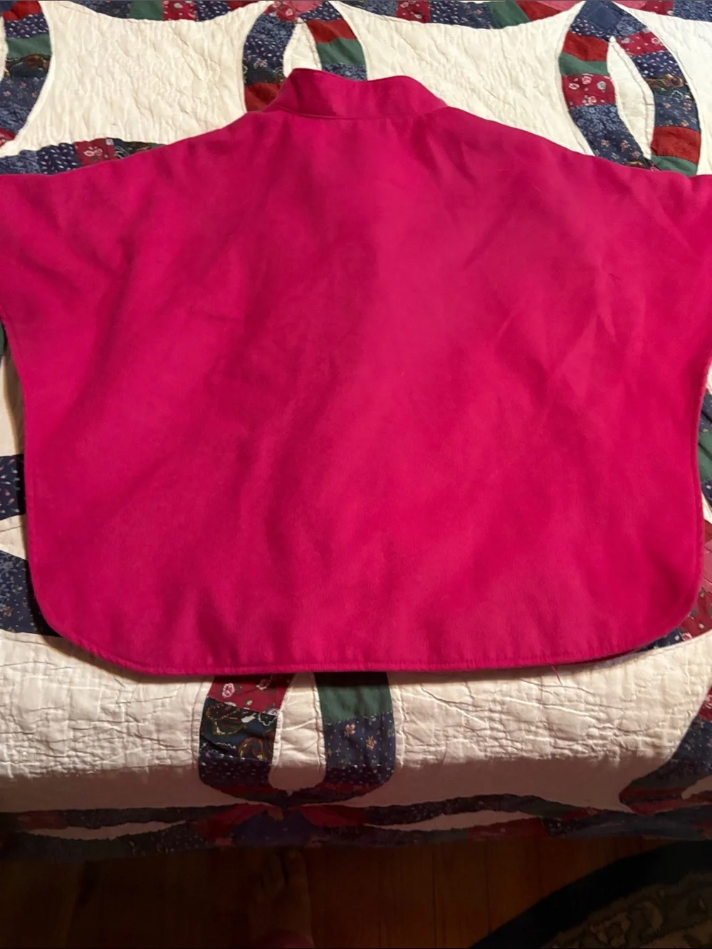 Gymboree Magenta Ruffle Collar Cape